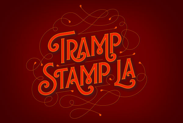 Tramp Stamp Lettering